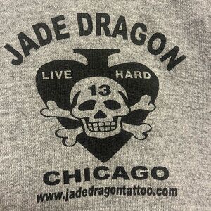 Crew neck sweatshirt of Chicago tattoo shop